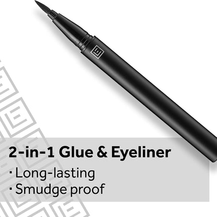 Eylure London 0.7ml Line and Lash Adhesive Eyeliner Black
