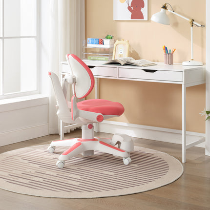Ergonomic Children Kids Study Chair Set Height Adjustable - Pink