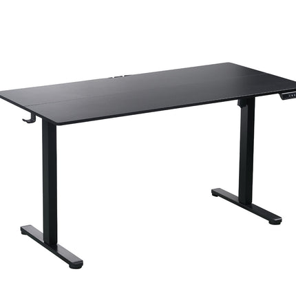 140 x 70cm Electric Standing Desk Height Adjustable Motorised Electric Sit Stand in Black