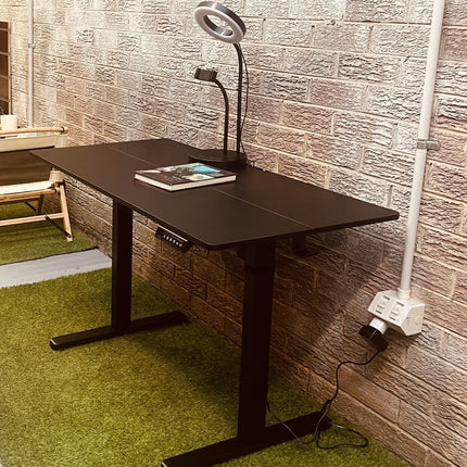 120 x 60cm Electric Standing Desk Height Adjustable Motorised Electric Sit Stand in Black