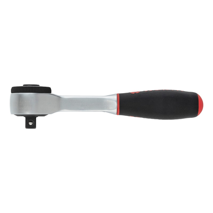 Wurth 3/8" Reversible Ratchet Wrench 360° Twist Handle Chrome Vanadium 175mm DIN 3122
