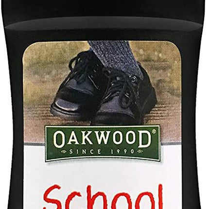 Oakwood 75ml School Shoes Instant Liquid Polish Black Shine