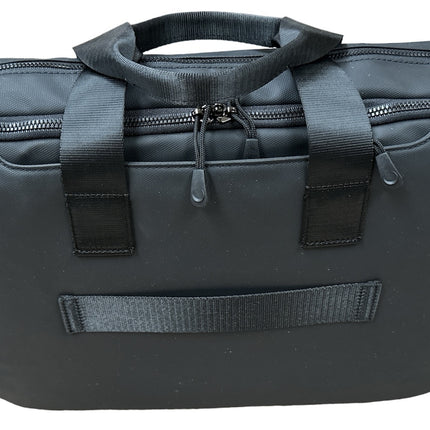 15" Futura Laptop Computer Bag Travel Work Messenger Bag w/USB Port - Black