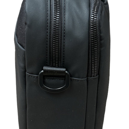 15" Futura Laptop Computer Bag Travel Work Messenger Bag w/USB Port - Black
