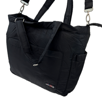 FIB Baby Nappy Bag Diaper Maternity Milk Mummy Changing Travel Tote - Black