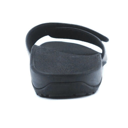 Axign Orthotic Slides Slip On Thongs Slippers Flip Flops - Black - EUR 40 (Mens UK7/Ladies US9)