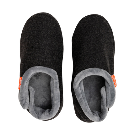 ARCHLINE Orthotic Slippers CLOSED Arch Scuffs Orthopedic Moccasins Shoes in Charcoal Marle - EUR 39