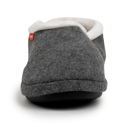 ARCHLINE Orthotic Slippers CLOSED Arch Scuffs Orthopedic Moccasins Shoes in Grey Marle - EUR 37