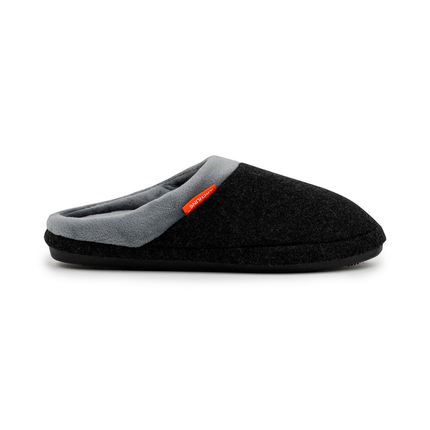 ARCHLINE Orthotic Slippers Slip On Arch Scuffs Orthopedic Moccasins in Charcoal Marle - EUR 41