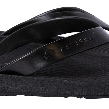 ARCHLINE Orthotic Thongs Arch Support Shoes Footwear Flip Flops Orthopedic - Black/Black - EUR 42