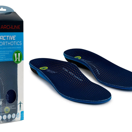 Archline Active Orthotics Full Length Arch Support Pain Relief - For Sports & Exercise - M (EU 40-42)