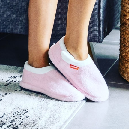 ARCHLINE Orthotic Slippers Closed Scuffs Pain Relief Moccasins - Pink - EUR 43