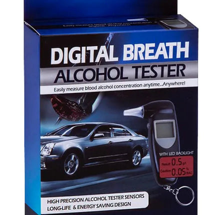 Digital Breath Alcohol Tester Breathalyzer Analyzer Handheld Portable Detector