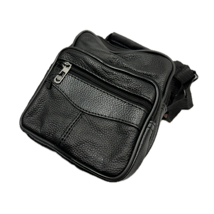 Small Genuine Leather Messenger Bag Shoulder Travel Satchel Crossbody Sling