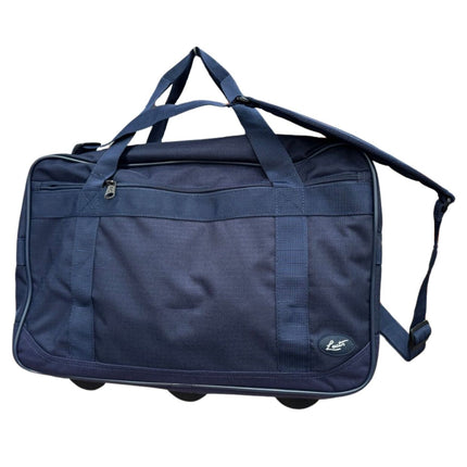 44L Foldable Duffel Bag Gym Sports Luggage Travel Foldaway School Bags - Dark Navy