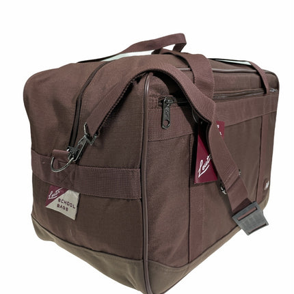 44L Foldable Duffel Bag Gym Sports Luggage Travel Foldaway School Bags - Rust