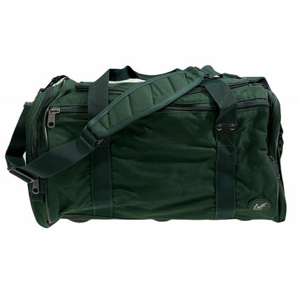 44L Travel Foldable Duffel Bag Gym Sports Luggage Travel Foldaway D-Zip Top School Bags - Bottle Green