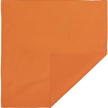 Plain Bandana 100% COTTON Head Wrap Durag Bandanna Summer Biker Scarf Mask - Orange