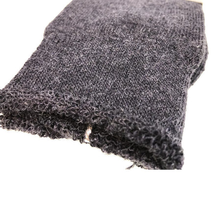 1 Pair Merino Wool Blend Woolen Work Socks Hiking Heavy Duty Warm Winter Thermal - Navy - 11-14