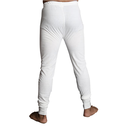 Mens Merino Wool Blend Long John Thermal Pants Underwear Thermals Warm Winter - Beige - L