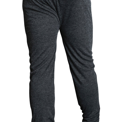 Mens Merino Wool Blend Long John Thermal Pants Underwear Thermals Warm Winter - Black - XL