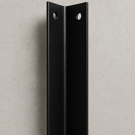 Heavy Duty Powder Coated Steel L Shape Corner Bracket 298mm x 38mm