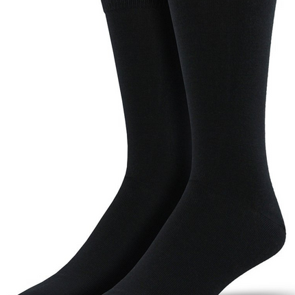1 Pair Premium Bamboo Loose Top Socks Diabetic Diabetes Circulation Eco Sox - Black - 2-8