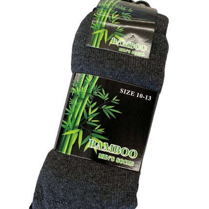 12 Pairs Mens Bamboo Work Socks Extra Warm Winter Thermal Soft