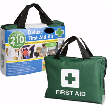 210PCS Emergency FIRST AID KIT Medical Travel Set Workplace Family Safety Office