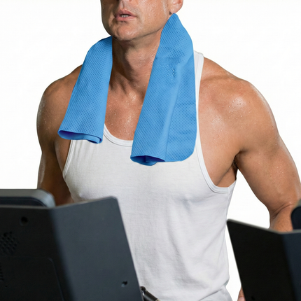 2x INSTANT COOLING TOWEL UPF 50+ Ice Cold Sport Sweat Absorbing Leisure 66x43