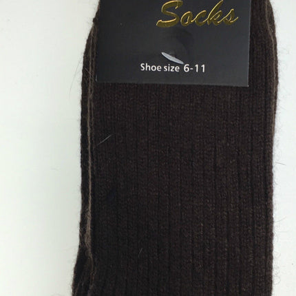 2 Pairs WOOL BLEND SOCKS Mens Soft Dress Thick Work Thermal Warm Cushion Foot - 6-11