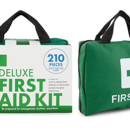 4x 210PCS EMERGENCY FIRST AID KIT Medical Travel Set Workplace Office ARTG BULK