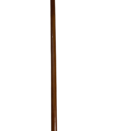 92cm WOODEN WALKING STICK Wood Cane Pole Carved Varnished Deluxe Quality Sturdy - Brown