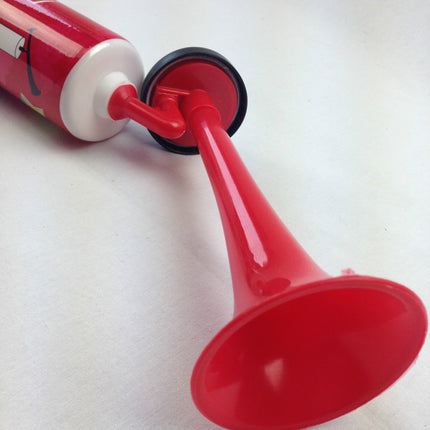 Air Horn Party Prop Hand Held Loud Pump Action Plastic Novelty Reusable Klaxon