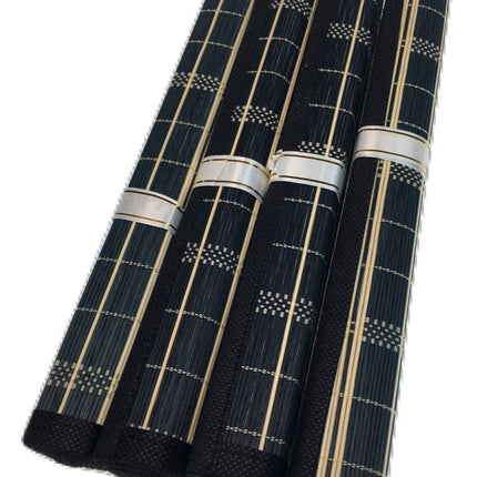 Set of 8 BAMBOO PLACEMATS Dinner Table Decor Party Natural Party 45x30cm BULK