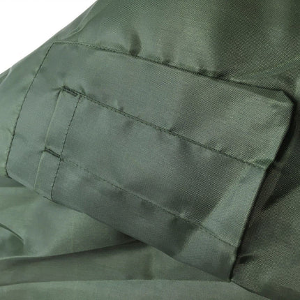 Plus Size Quilted Jacket Zip Up Classic Padded Flight Flying Winter Big & Tall - Bottle Green - 6XL