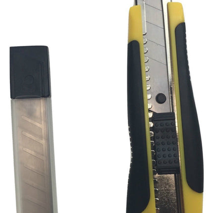BOX CUTTER & BLADES Knife Retractable Blade Snap Off Razor 18mm Durable Opener