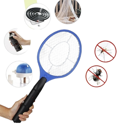 BUG ZAPPER RACKET Fly Mosquito Pest Swatter Net Racquet Electric Insect Killer