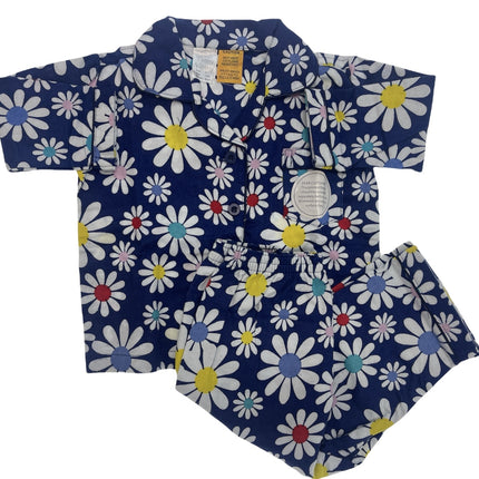 KIDS FLANNELETTE PYJAMAS PJs Boys Girls Flannel Pajamas Pyjama Winter Set PJ - Daisy Brights - 2