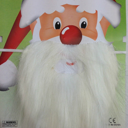 SANTA CLAUS BEARD Christmas Costume Fancy Dress Xmas Holiday One Size
