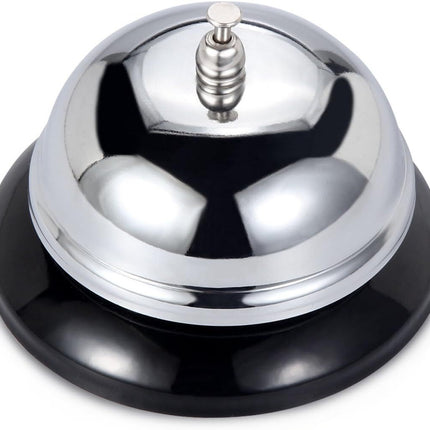 Call Service Bell Chrome Plated Reception Desk Counter Shop Restaurant