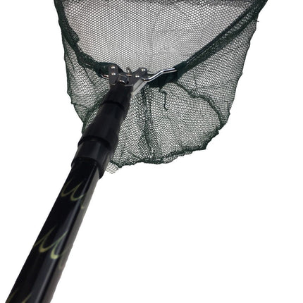 Telescopic Fishing Landing Net Rod Adjustable Foldable Pole Fish Catch & Release