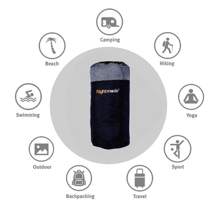Microfibre Travel Towel Fast Drying Gym Sport Camping Swimming Hiking Workout