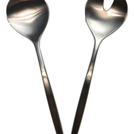 GROSVENOR Chill 2 Salad Servers 18/10 Stainless Steel Spoon Fork CHILL2SS