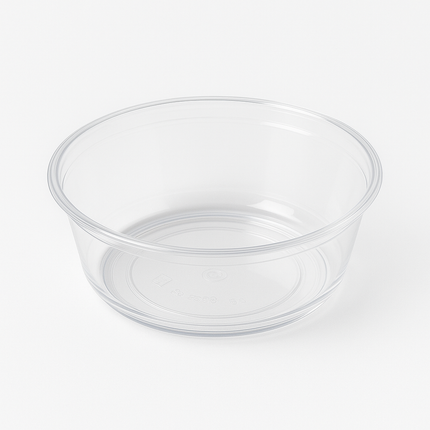 288x Premium Plastic Round Dessert Cups BPA Free Extra Strong Bulk - Clear