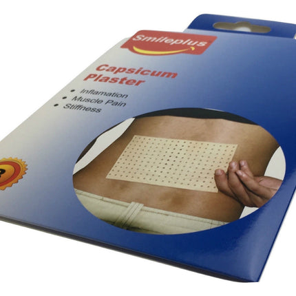 3x CAPSICUM PLASTER PATCHES Herbal Muscle Pain Inflammation Ache Relief