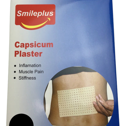 6x CAPSICUM PLASTER PATCHES Herbal Muscle Pain Inflammation Ache Relief BULK