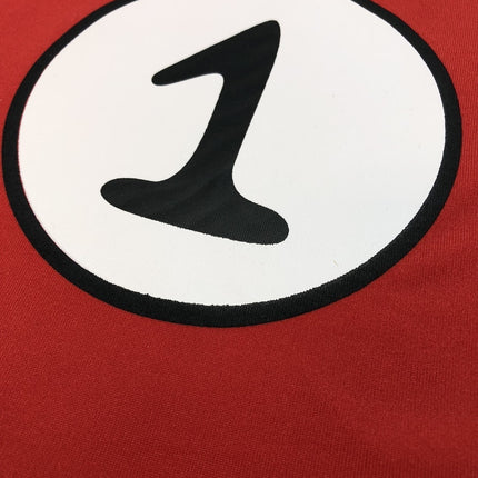 Kids Cat In The Hat Thing 1 Dr Seuss Red Top Party Costume Book Week Childrens - L (10-12 Years Old)
