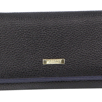 Morrissey RFID Womens Leather Wallet Coin Clutch Purse Organiser - Black