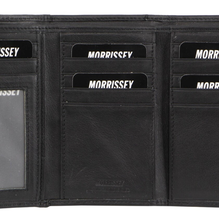 Morrissey Womens Card Holder Leather Wallet Coin Clutch Purse Organizer Cute Girl Ladies - Navy